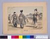 一月 遣り羽子（十二ヶ月風俗図）/January, Yarihane (Illustrations of Customs in Each of the 12 Months) image