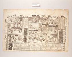 辻番付(塩原太助一代記他 市村座) / Tsuji Banzuke (Street Playbill): Shiobara Tasuke Ichidaiki and Others, Ichimuraza Theater image