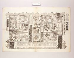 辻番付(碁盤忠度誉賜物他 末広座) / Tsuji Banzuke (Street Playbill): Goban Tadanobu Homare No Tamamono and Others, Suehiroza Theater image