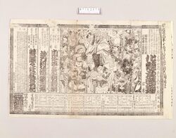 辻番付(化競丑満鐘他 三崎座) / Tsuji Banzuke (Street Playbill): Bake Kurabe Ushimitsu No Kane and Others, Misakiza Theater image