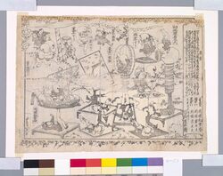 興行チラシ(足芸 両国松雲斎) / Performance Flyer: Foot Tricks of Ryōgoku Shōunsai image