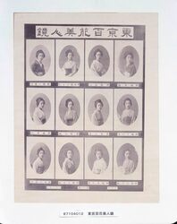 東京百花美人鏡 / One Hundred Beauties (Geisha Entertainers) of Tokyo image
