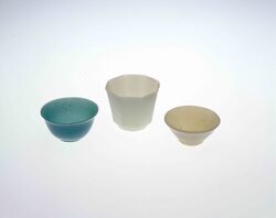 八角乳白色盃 / Milky White Octagon Sake Cup image