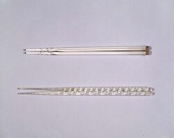 無色ねじり箸(大) / Colorless, Twisted Chopsticks (Large) image