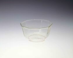 無色十角深鉢 / Decagon, Colorless Deep Bowl image