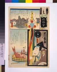 江戸の花名勝会 ろ 二番組 / The Flowers of Edo, with Pictures of Famous Sights: Fire Brigade Ro-2 image