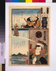 江戸の花名勝会 よ 一番組 / The Flowers of Edo with Pictures of Famous Sights: Fire Brigade Yo-1 image