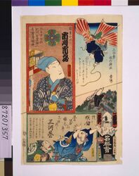 江戸の花名勝会 ま 五番組 / The Flowers of Edo with Pictures of Famous Sights : Fire Brigade Ma-5 image