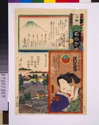江戸の花名勝会 ふ 五番組 / The Flowers of Edo with Pictures of Famous Sights: Fire Brigade Fu-5 image