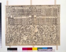 顔見世番付(明和9年市村座) / Kaomise Banzuke (The Season-Opening Program; 1772, Ichimuraza Theater) image