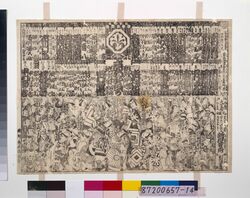 顔見世番付(安永2年中村座) / Kaomise Banzuke (The Season-Opening Program; 1773, Nakamuraza Theater) image