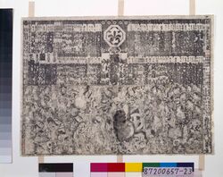 顔見世番付(安永3年中村座) / Kaomise Banzuke (The Season-Opening Program; 1774, Nakamuraza Theater) image