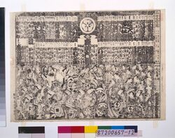 顔見世番付(安永6年森田座) / Kaomise Banzuke (The Season-Opening Program; 1777, Moritaza Theater) image