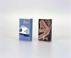たばこ空箱 (首都高速道路一号、四号線開通記念 ピ-ス) / Empty Cigarette Box, (Commemoration of the Opening of the 1st and 4th Capital Expressway, Peace Cigarette) image