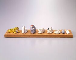 土人形 動物づくし / Clay Doll, Dōbutsuzukushi (Animals) image