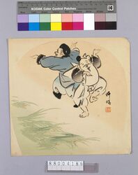 恵比寿大黒舞踊図 / Ebisu and Daikoku Dancing image