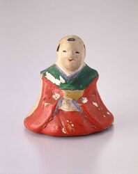 郷土玩具 土人形 稚児 / Folk Toy, Clay Doll, Chigo image