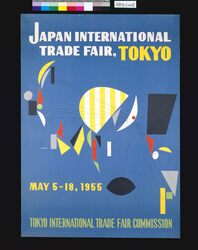 ポスター JAPAN INTERNATIONAL TRADE FAIR TOKYO / Poster: Japan International Trade Fair Tokyo 1955 image