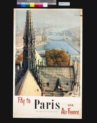 ポスター Fly to Paris via Air France / Poster: Air France, Fly to Paris via Air France image