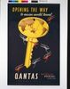 ポスター OPENING THE WAY to easier world travel/Poster: Qantas Airways, Opening the Way to Easier World Travel image
