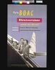 ポスター Fly by B・O・A・C Stratocruiser across the Atrantic/Poster: British Overseas Airways Corporation, Fly by BOAC Stratocruiser Across the Atlantic image