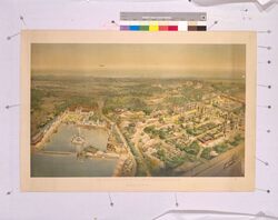 THE BIRD'S－EYE VIEW OF THE TOKYO TAISHO EXPOSITION image
