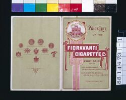 煙草値段表 FIORAVANTI CIGARETTE / Cigarette Price List, Fioravanti Cigarette image