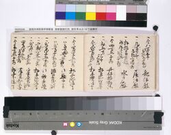 御焼失御記録并御献金,御参詣御行列, 御目見以上以下役俸付 / Document image