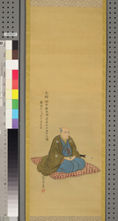 初代山中新五郎速成像　笹屋山中家歴代肖像画 / Portrait of Yamanaka Shingorō Hayanari the First, Portraits of the Successive Heads of the Yamanaka Family Who Operated the Sasaya Store image