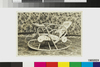 東京　籐工芸製品　テーブル付ゆりかご椅子 / Tokyo Rattan Craft Product, Rocking Chair with Table image