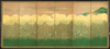 右隻/Folding Screen with Musashino Plain image