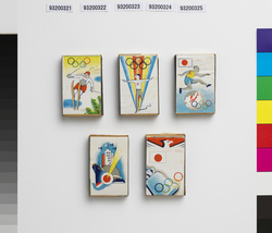 オリンピック記念マッチ箱 スケート競技 / Matchbox Commemorating the Olympics, Skating Events image