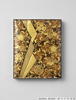 大眉箒/Lacquer Beauty Kit with Hollyhock, Chrysanthemum, and Paulownia Arabesque Motifs in Gold Makie on Cloudlike Clusters of Pearskin Ground (Muranashiji) image