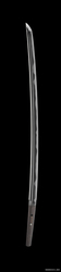 脇差 金粉銘正宗 黒塗拵 / Wakizashi, Kimpunmei Masamune (Gold Inscription: Masamune), Kuronuri Goshirae (Decorative Mounting, Black Lacquer) image
