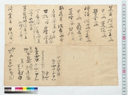 [薫物調合材料書上] / Document of Townspeople image