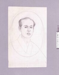 下絵 男性肖像 / Sketch, Male Portrait image