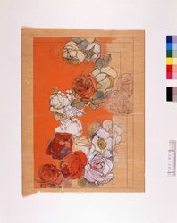 岡本米蔵『薔薇香』装画図案 image