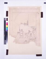 下絵 凸版印刷合資会社明治36年カレンダー / Sketch, Toppan Printing Limited Partnership Calendar for 1903 image