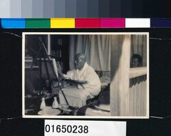 川村清雄肖像(描画中の横顔) / Portrait of Kawamura Kiyo’o (Side Profile While Painting) image