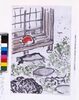 三毛子さん(夏目漱石「吾輩は猫である」の挿絵) / Mikekosan (Illustration from "Wagahai wa Neko de Aru" by Natsume Sōseki) image