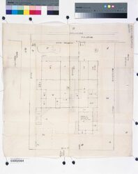 鷹匠町川村清雄御役宅略絵図 / Simplified Map of the Official Residence of Kawamura Kiyo’o in Takajōmachi image