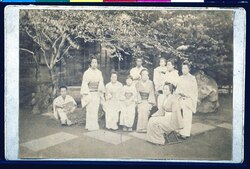 川村清雄他集合写真(勝家の庭にて) / Group Photograph of Kawamura Kiyo’o and Others (At the Garden of Katsu Residence) image