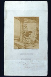 オラース・ド・カリアス画「La Martye Byzantine(ビザンチンの女殉教者）」 / Painting by Horace de Callias, “La Martye Byzantine” image