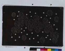 長板中形型紙 菊に井桁 image