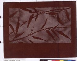 長板中形型紙 竹(たたき) image