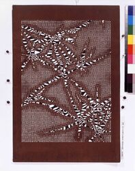 長板中形型紙 木の葉くずし鹿の子(大判 追掛) image