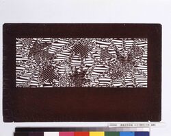 長板中形型紙 かえで割付(小判 追掛) image