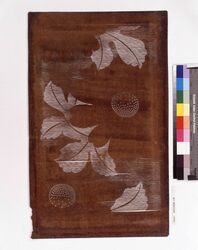 長板中形型紙 大菊 image