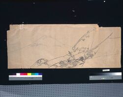 下絵 春秋の冨士 / Sketch, Mt. Fuji in Spring and Autumn image