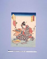 十二ヶ月の内　七月 七夕 / Twelve Months: July, the Tanabata Festival image